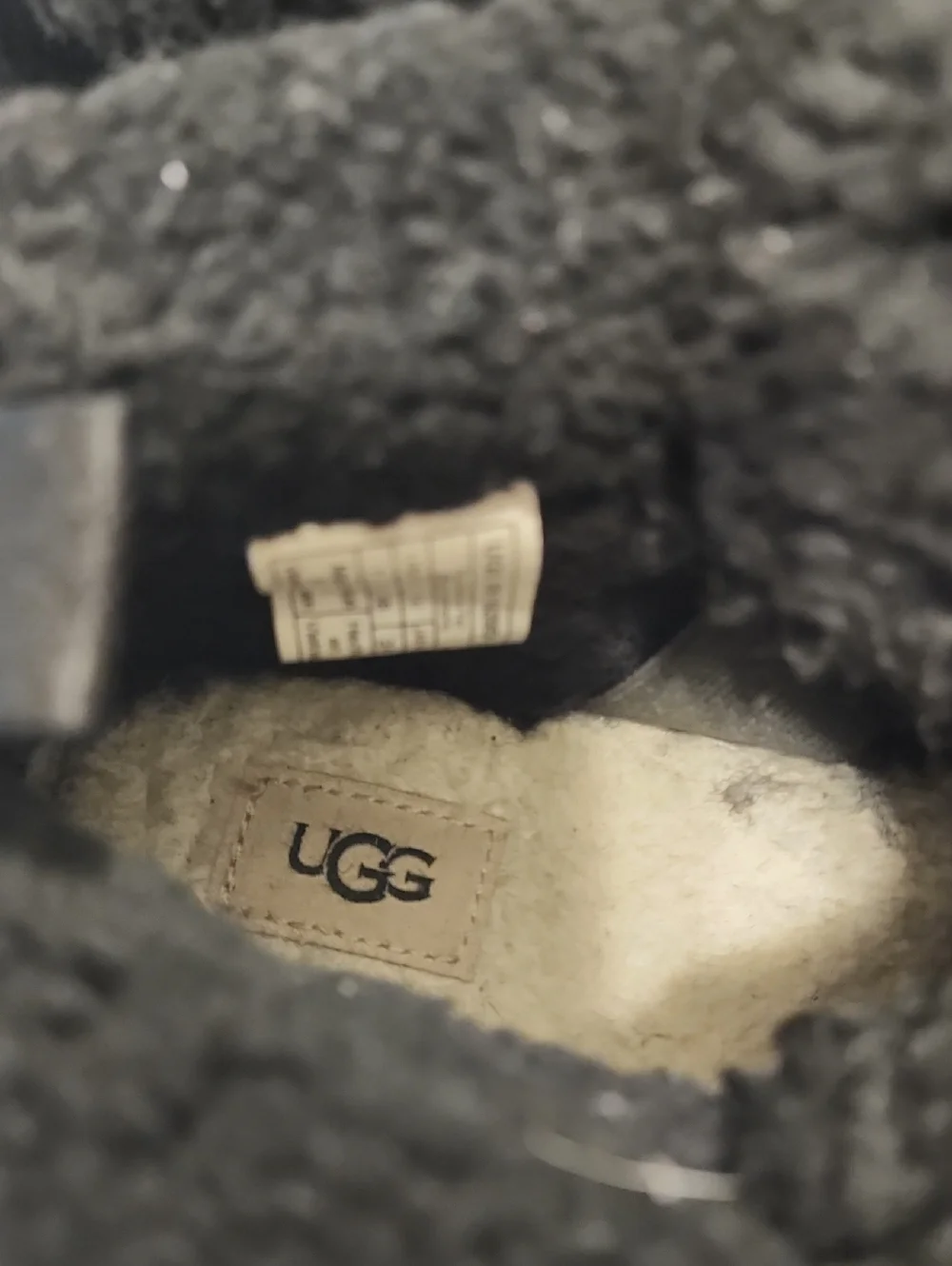 Ugg  Black Winter Boots with Yellow Accent Laces